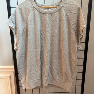 Free people oversized Gray Women's Top